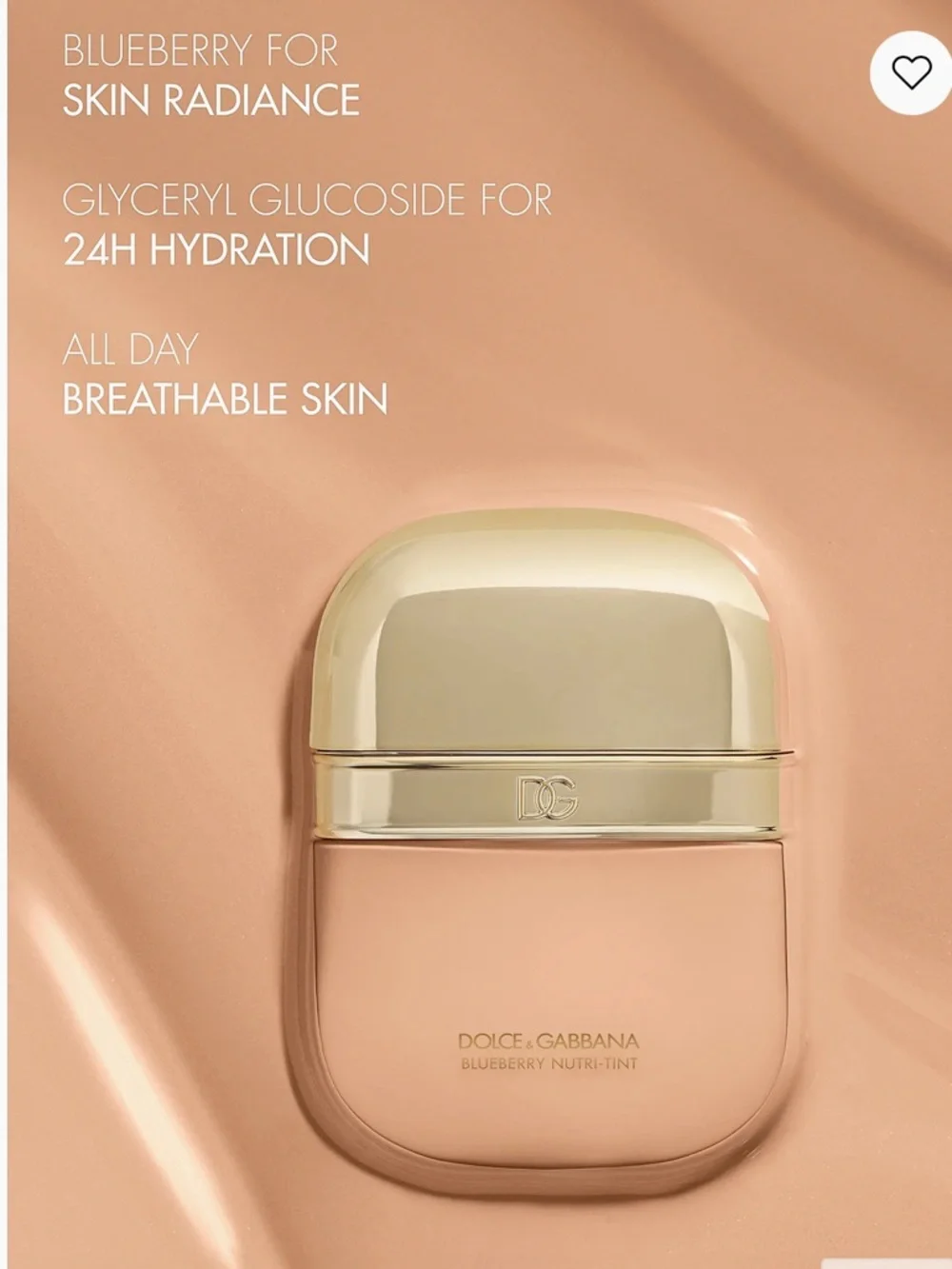 Luminous,Dolce&Gabbana Blueberry Nutri-Tint in Shade 2C light